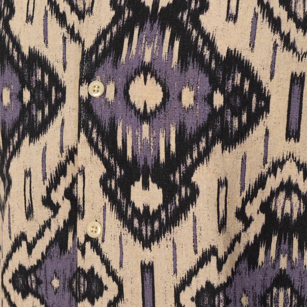 Julio Shirt 5396 - Violet Ikat