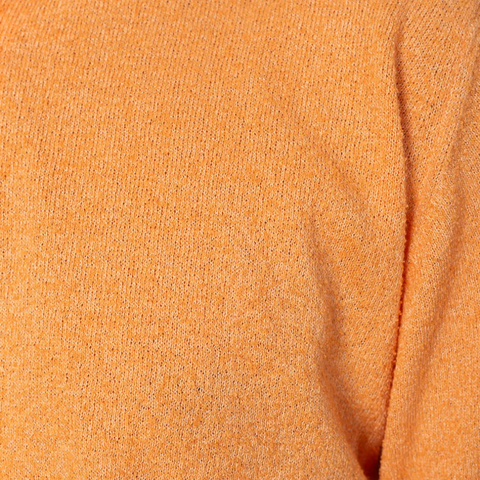 Knit Boucle Polo - Orange
