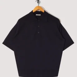 Knit Polo - Dark Navy