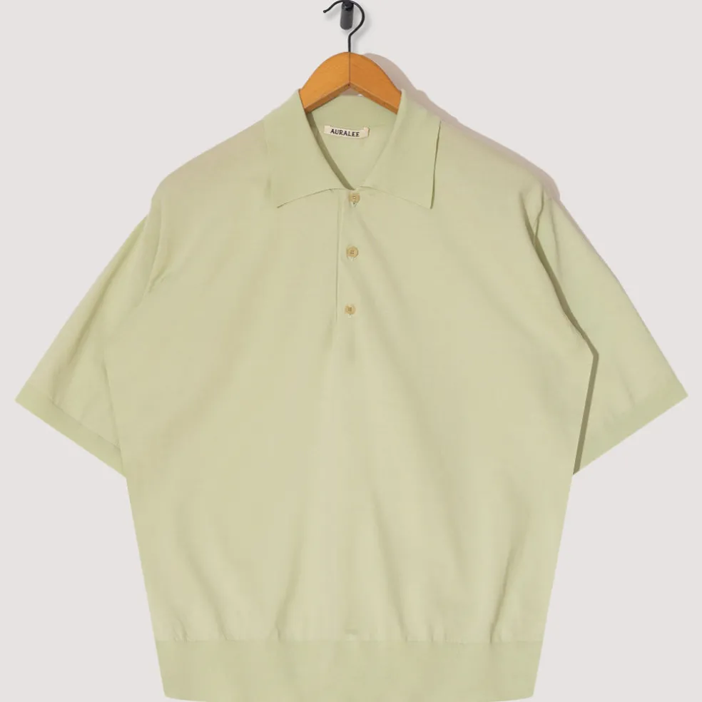 Knit Polo - Light Pistachio