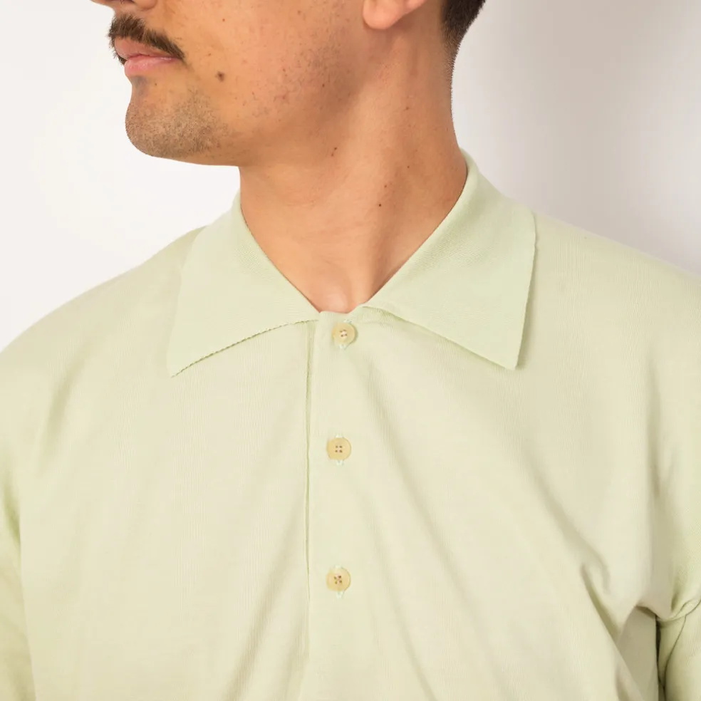 Knit Polo - Light Pistachio