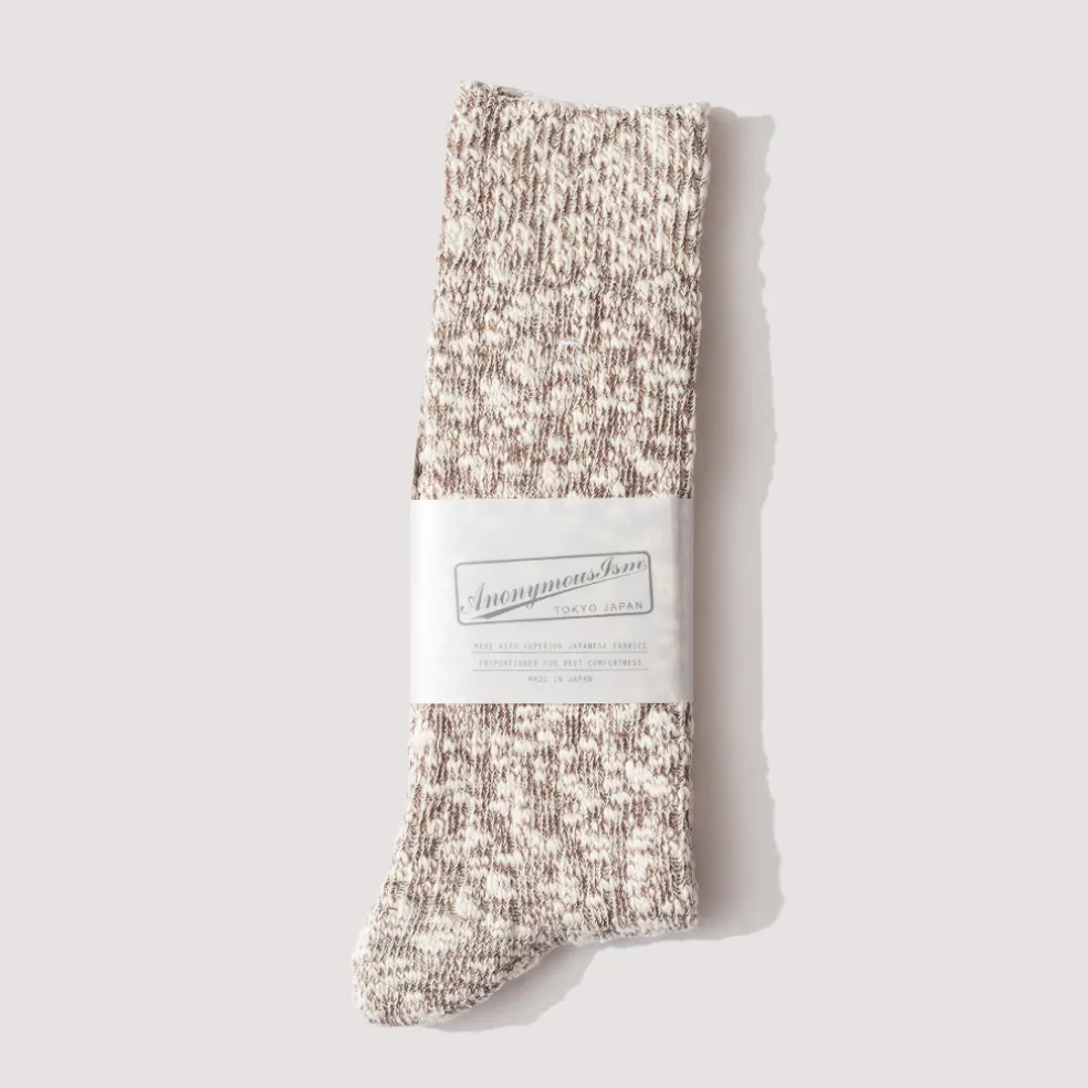 Light Weight Slub Crew - Beige