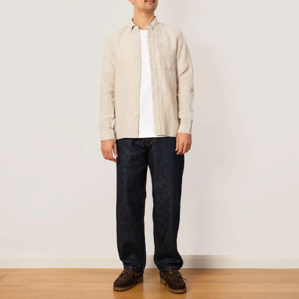 Linen Chambray Shirt - Natural