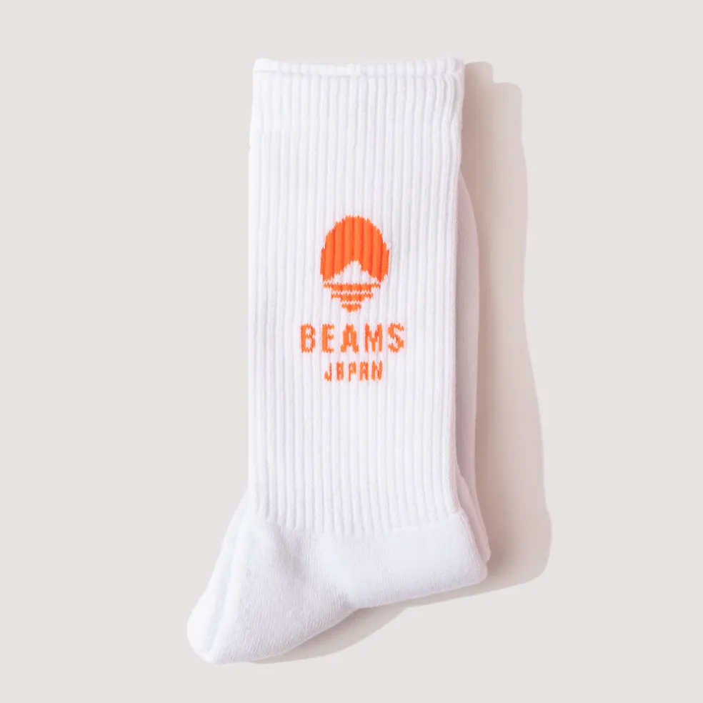 Logo Socks - White/Orange
