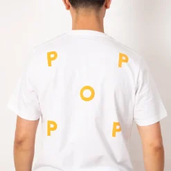 Logo Tee - White/Island Poppy