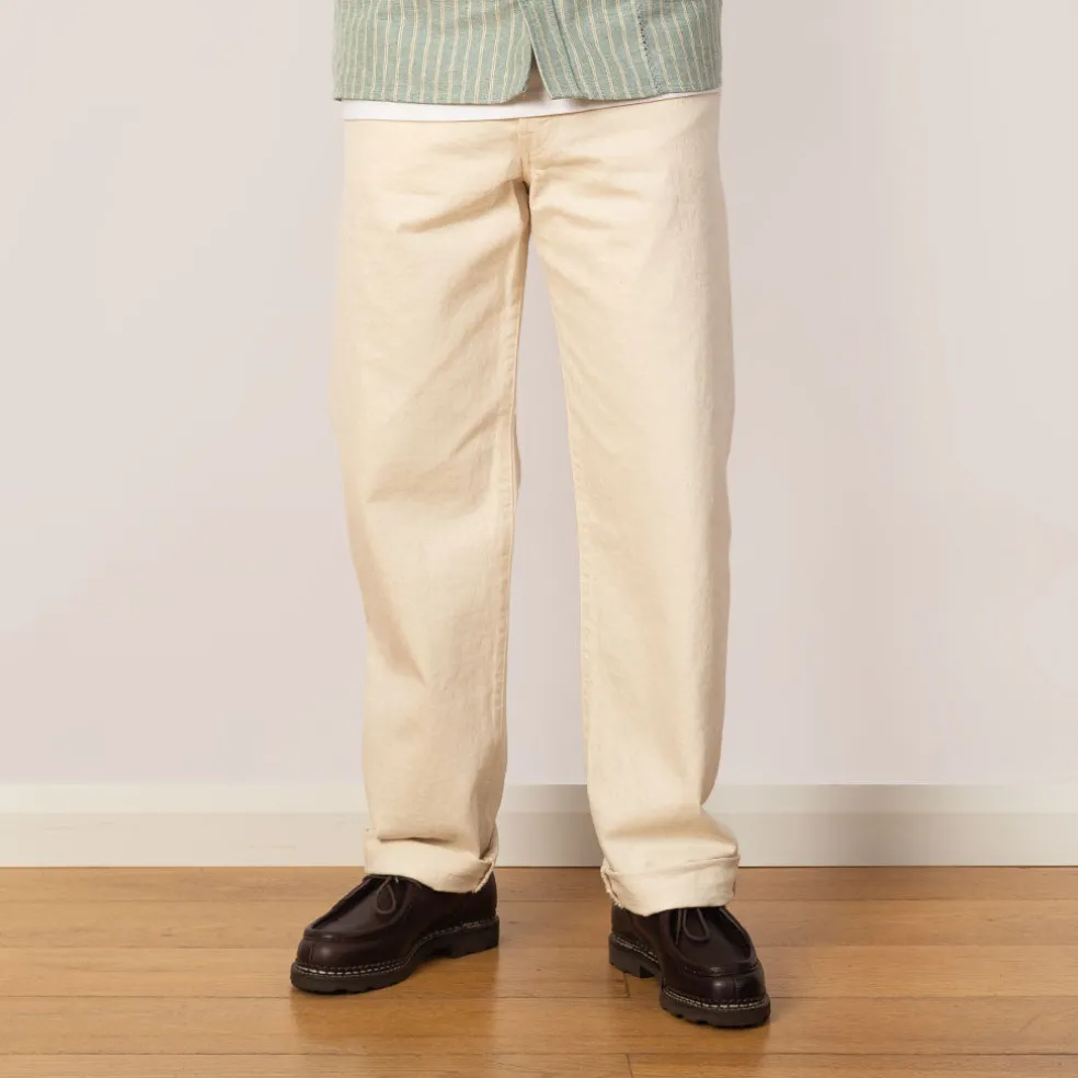 Loose Fit - Kaihara Natural Red Selvedge 13oz Rinse