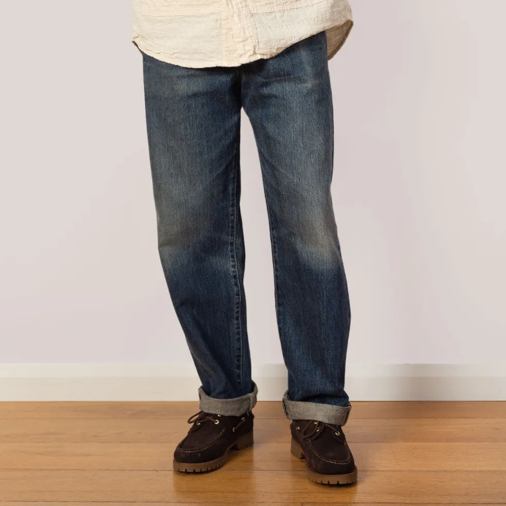Loose Fit - 14oz Kurabo Mid Dark Used