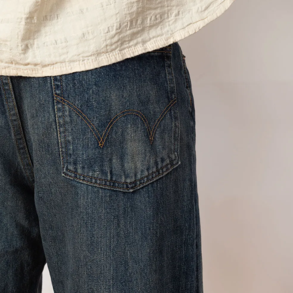 Loose Fit - 14oz Kurabo Mid Dark Used