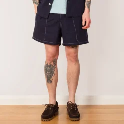 Magic Short - Navy Seersucker