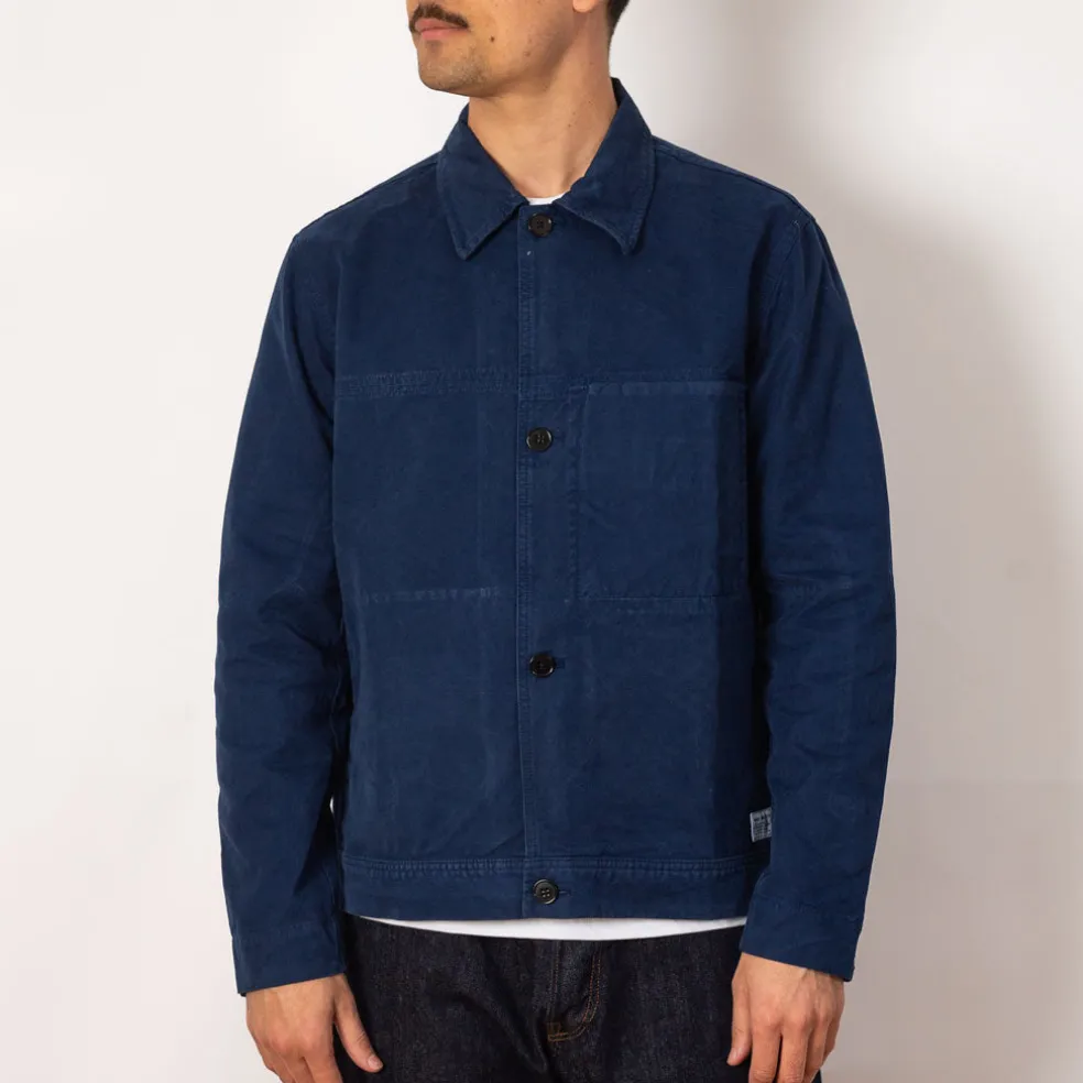 Marcus Canvas Overshirt - Workwear Blue
