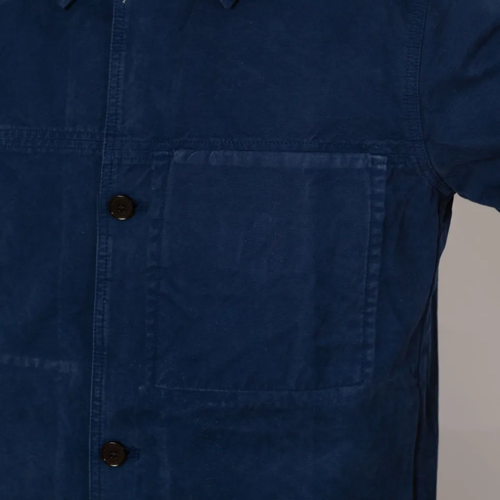 Marcus Canvas Overshirt - Workwear Blue