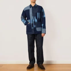 MIL Chore Jacket - Indigo Patchwork