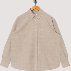 Mo Oversized Check Shirt - Heathland Brown