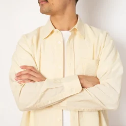 Mo Oversized Check Shirt - Oatmeal