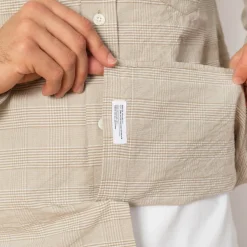 Mo Oversized Check Shirt - Heathland Brown