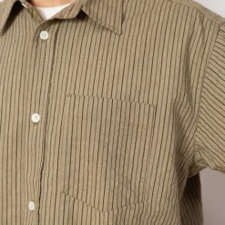 Mo Oversized Stripe Shirt - Clay