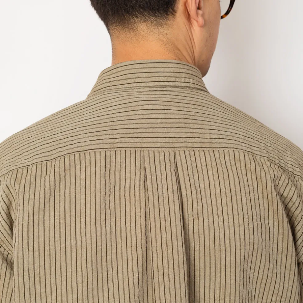 Mo Oversized Stripe Shirt - Clay
