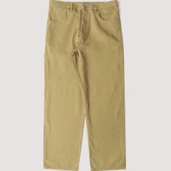 Mogens Relaxed 5 Pocket Heavy Twill Trousers - Moss Green