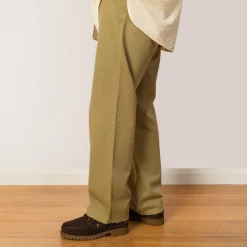 Mogens Relaxed 5 Pocket Heavy Twill Trousers - Moss Green