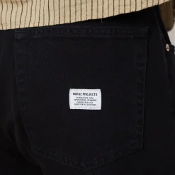 Mogens Relaxed 5 Pocket Heavy Twill Trousers - Dark Navy