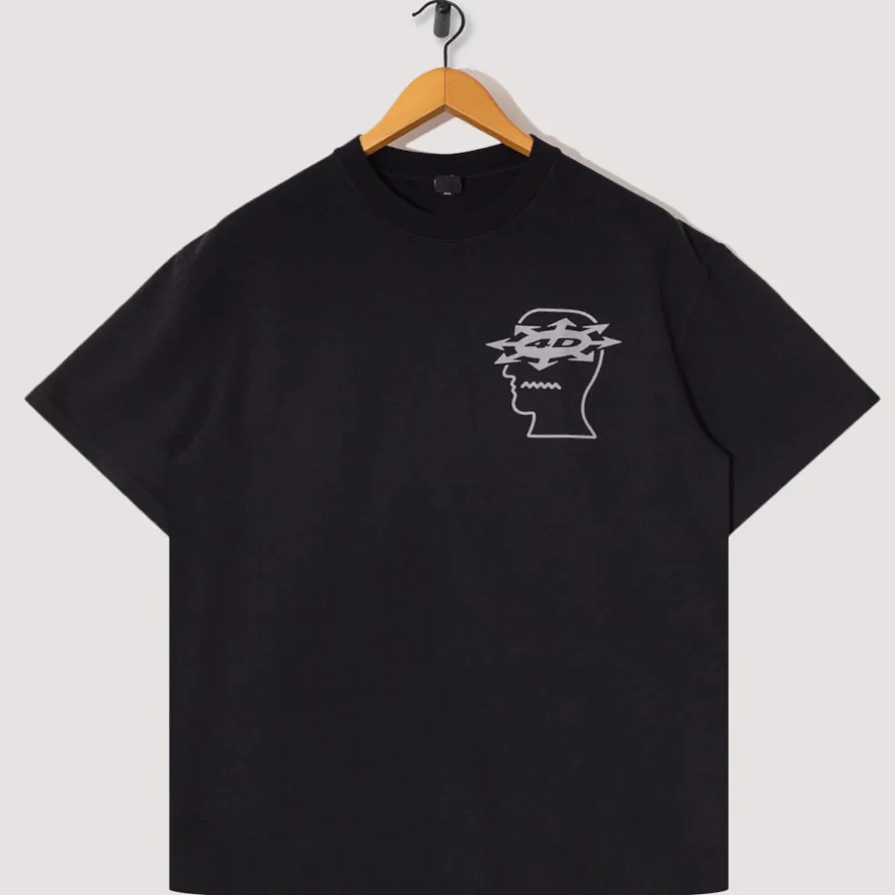 Neuro Free Association T-Shirt - Washed Black