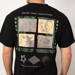Neuro Free Association T-Shirt - Washed Black