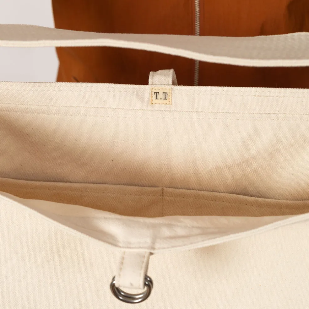 Newsboy Bag - Ivory