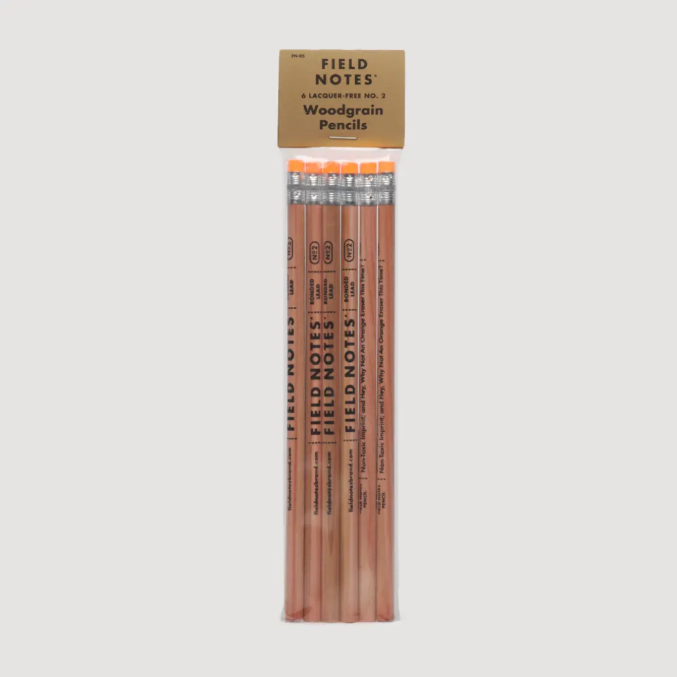 No.2 Woodgrain Pencil 6-Pack
