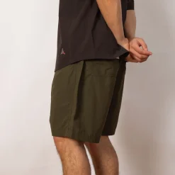 Nylon Loose Short - Deep Olive