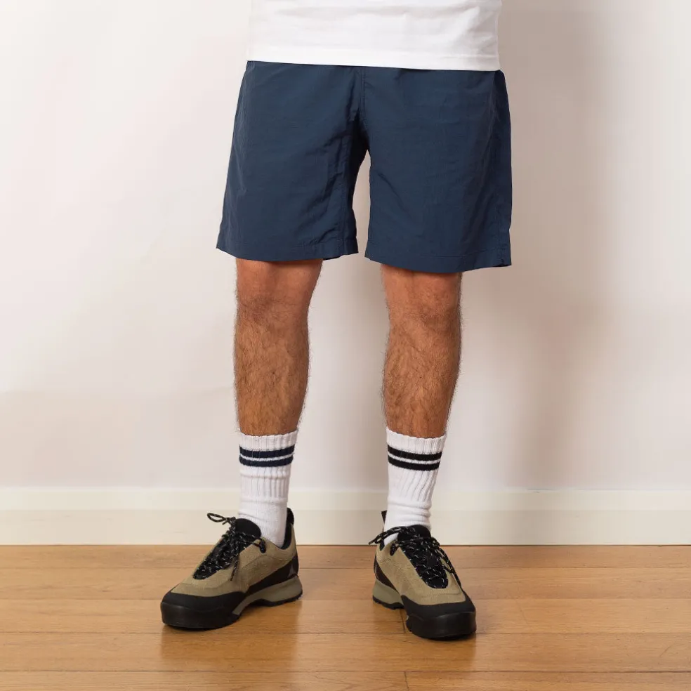 Nylon Loose Short - Navy