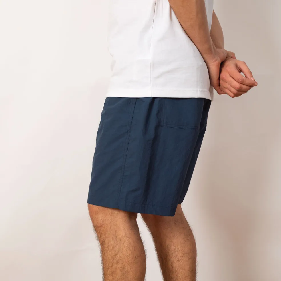 Nylon Loose Short - Navy