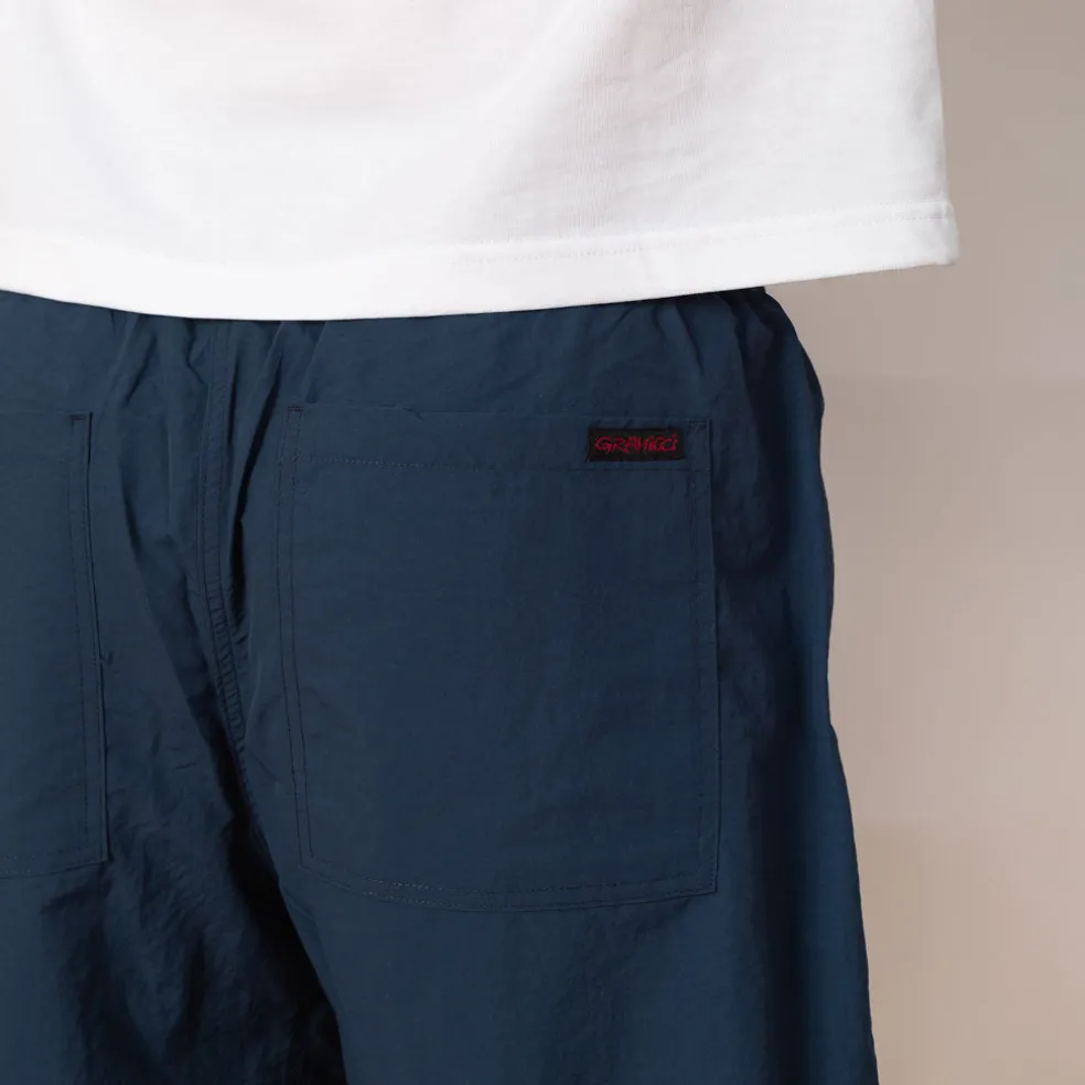 Nylon Loose Short - Navy