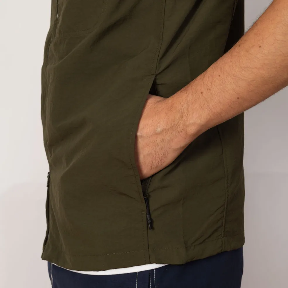 Nylon Vest - Deep Olive