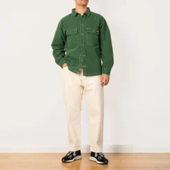 108 One Wash Loose Ankle Denim - Ecru
