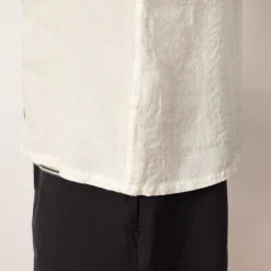 Open Collar Shirt - White