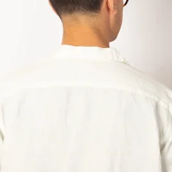Open Collar Shirt - White