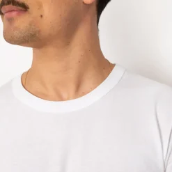 Organic Lightweight Heritage T-Shirt - Blanc