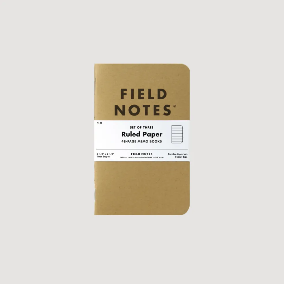 Original Kraft - Ruled Paper 3-Pack