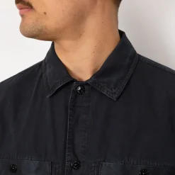 Overshirt S/S - Navy Blue (V0120)