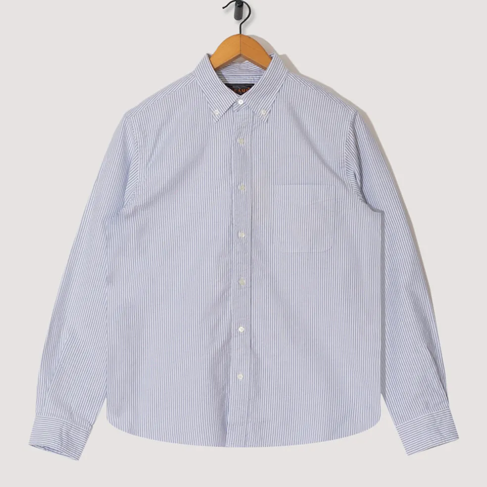 Oxford Candy Stripe Shirt - Blue