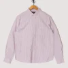 Oxford Candy Stripe Shirt - Wine