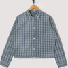 Palaka Jacket - Discharged Indigo Plaid