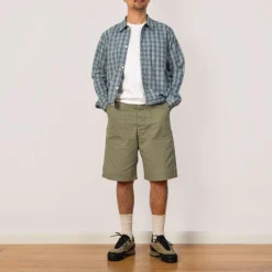 Palaka Jacket - Discharged Indigo Plaid