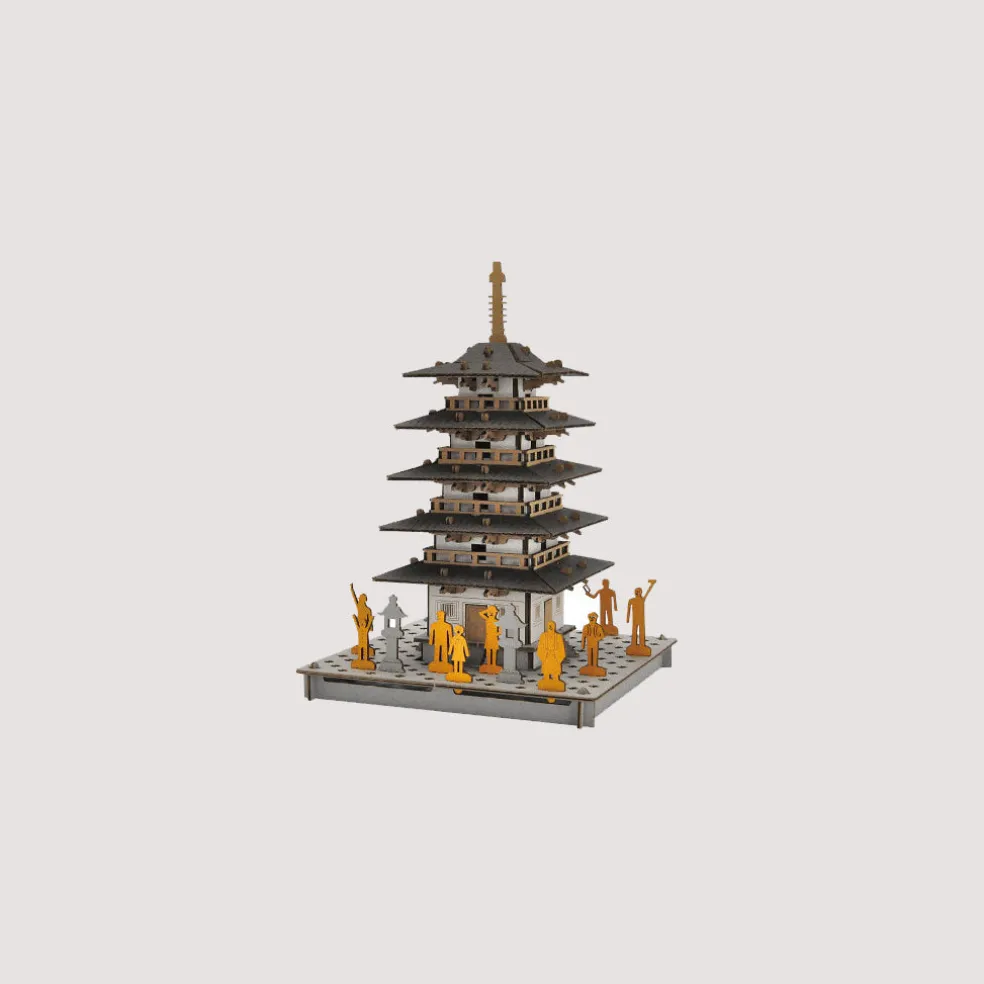 Paper Craft - The Five-Story Pagoda