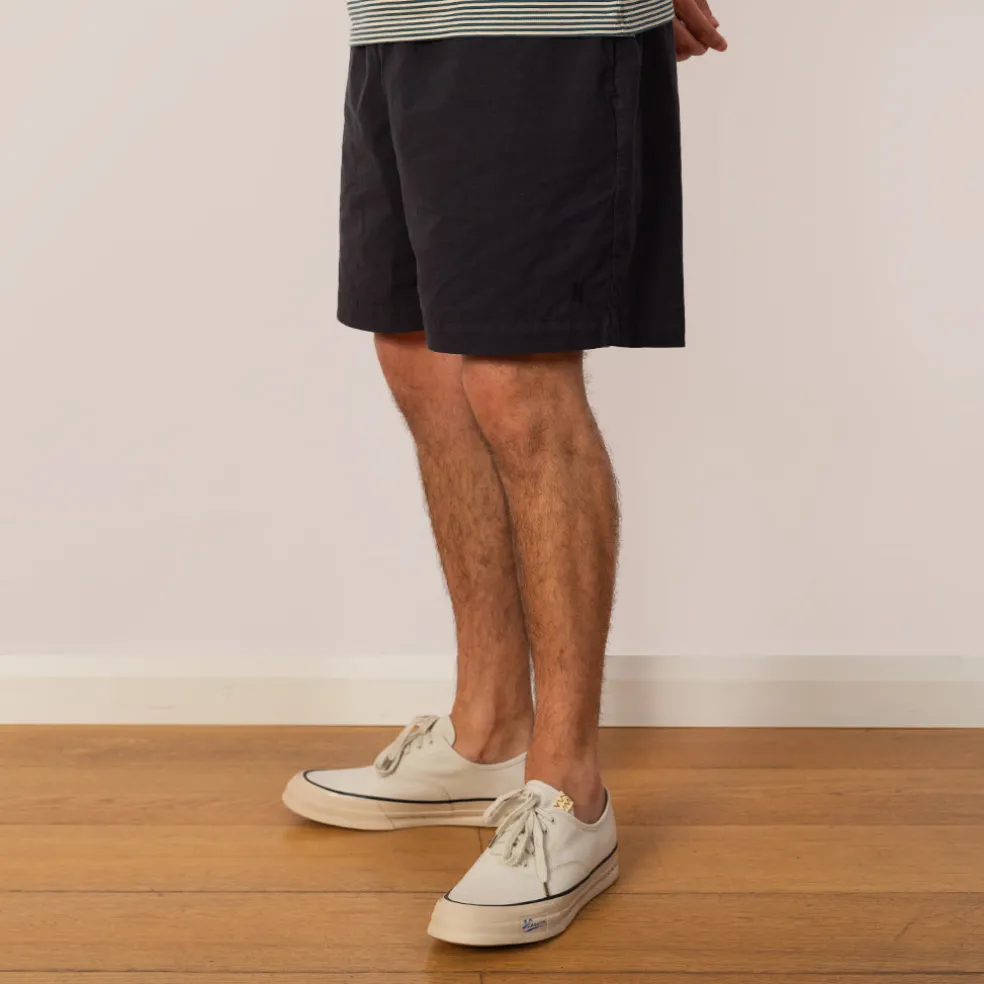 Per Cotton Tencel Shorts - Dark Navy