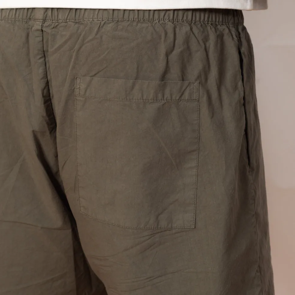 Per Cotton Tencel Shorts - Mid Khaki