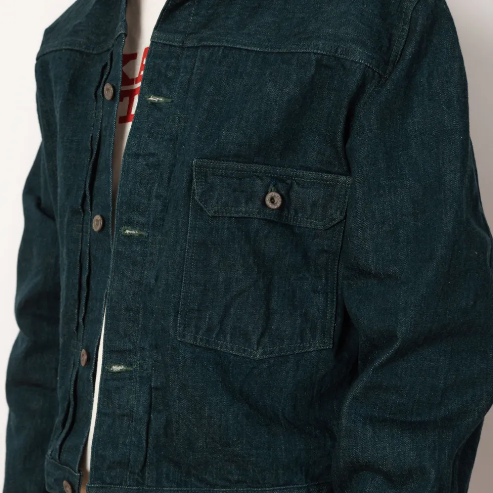 Plant Dyed Denim Jacket - No.4