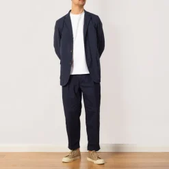 2 Pleat Trouser - Navy