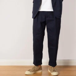 2 Pleat Trouser - Navy