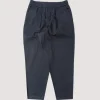Pleated Track Pant - Navy Twill